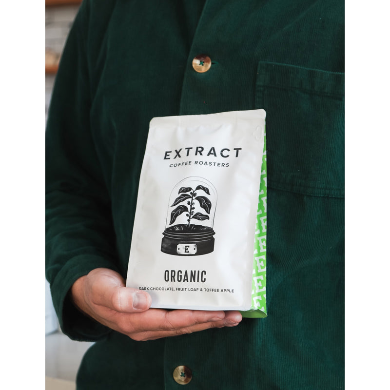 Extract Coffee Roasters dark chocolate espresso beans 250g (British brand)