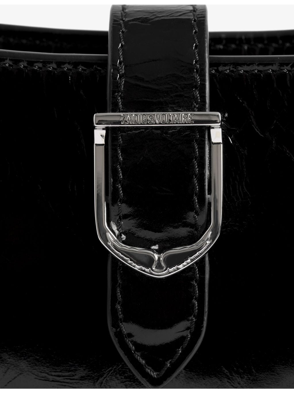 Zadig&Voltaire Janis patent leather mini bag, UK version