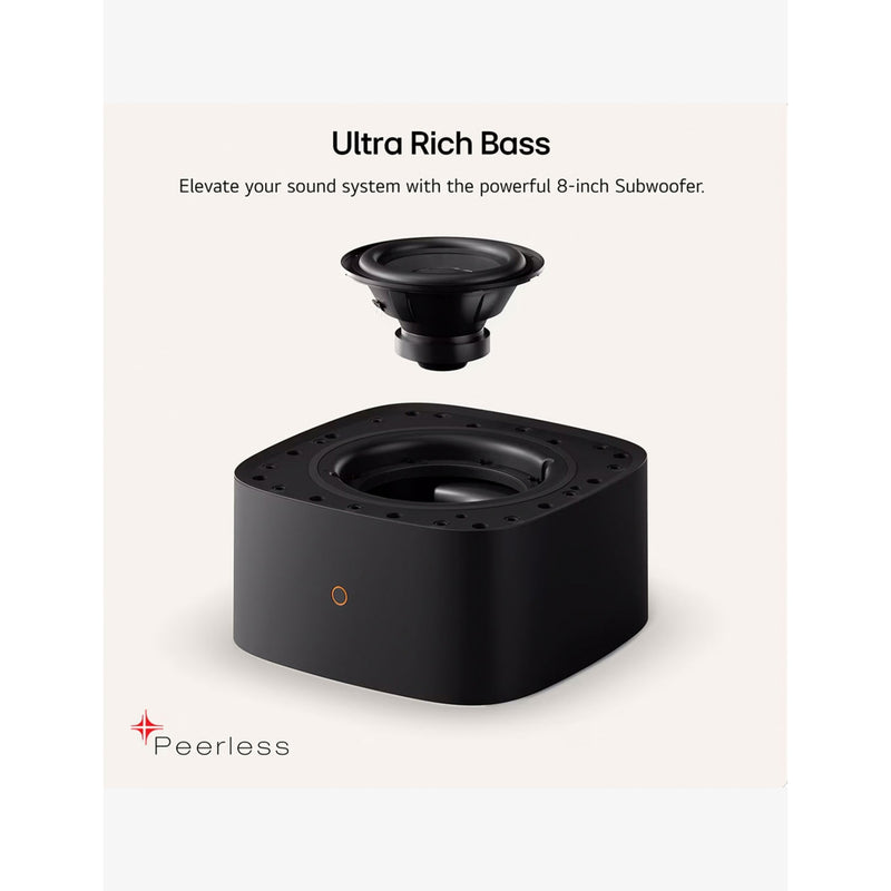 LG W7 wireless subwoofer for Sound Suite, imported from the UK