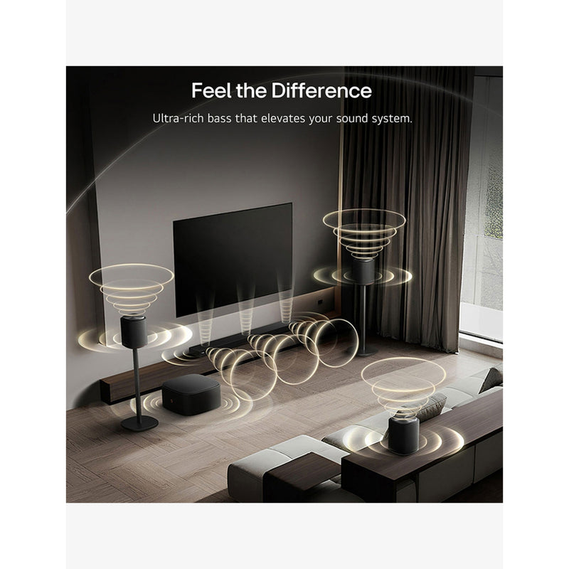 LG W7 wireless subwoofer for Sound Suite, imported from the UK