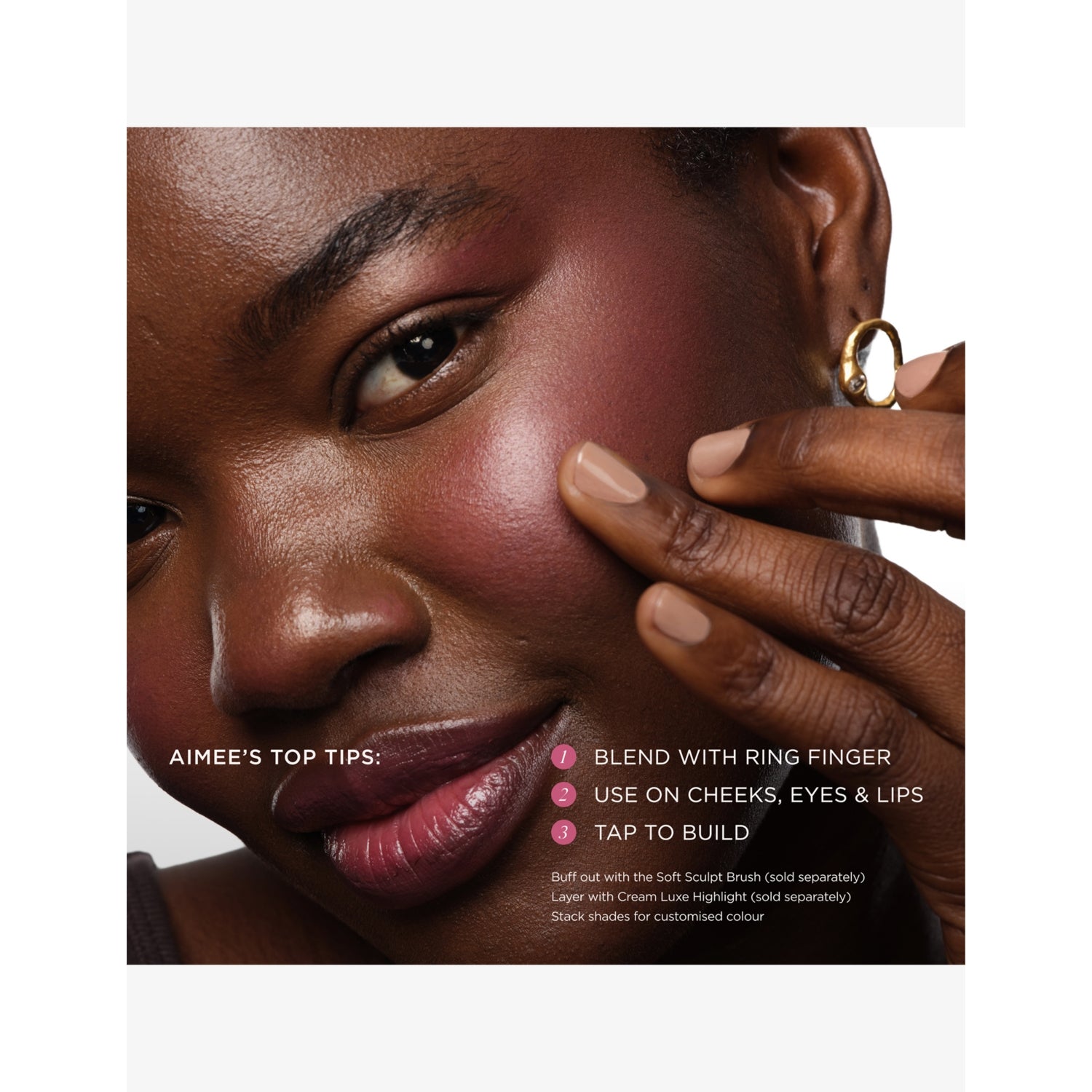 Sculpted by Aimme Cream Luxe Blush 51g, UK version