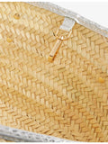 Jacquemus Le Petit Panier Soli straw basket bag, imported from the UK