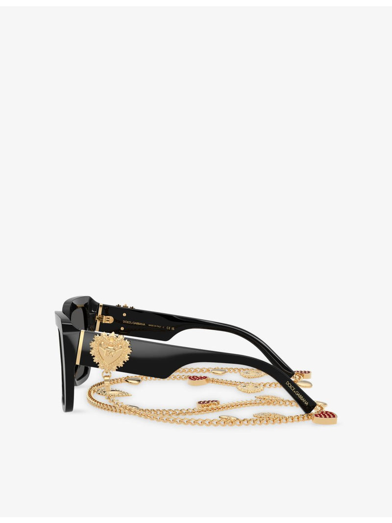 Dolce & Gabbana DG4538 square-frame acetate sunglasses, UK version