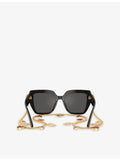 Dolce & Gabbana DG4538 square-frame acetate sunglasses, UK version