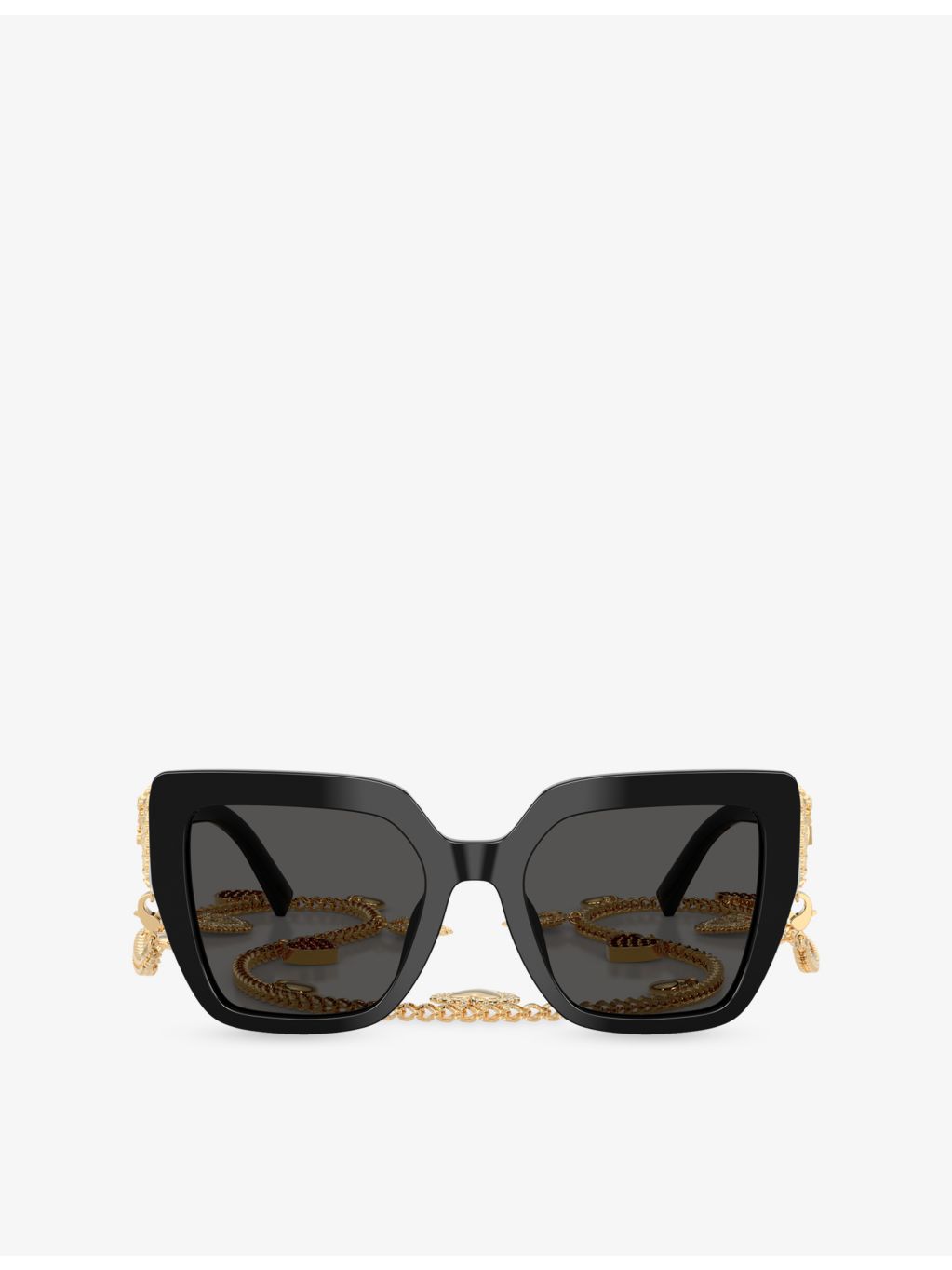Dolce & Gabbana DG4538 square-frame acetate sunglasses, UK version