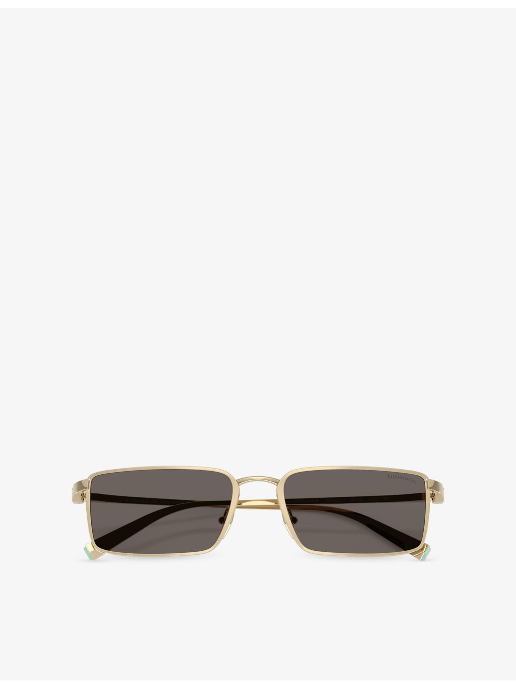 Tiffany & Co rectangle-frame metal sunglasses TF3121KB, UK version