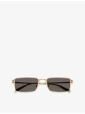 Tiffany & Co rectangle-frame metal sunglasses TF3121KB, UK version