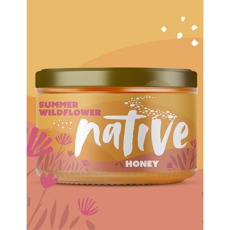 Native Honey summer wildflower honey 280g, imported from the UK