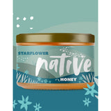 Starflower native raw honey in a 280g jar, UK version
