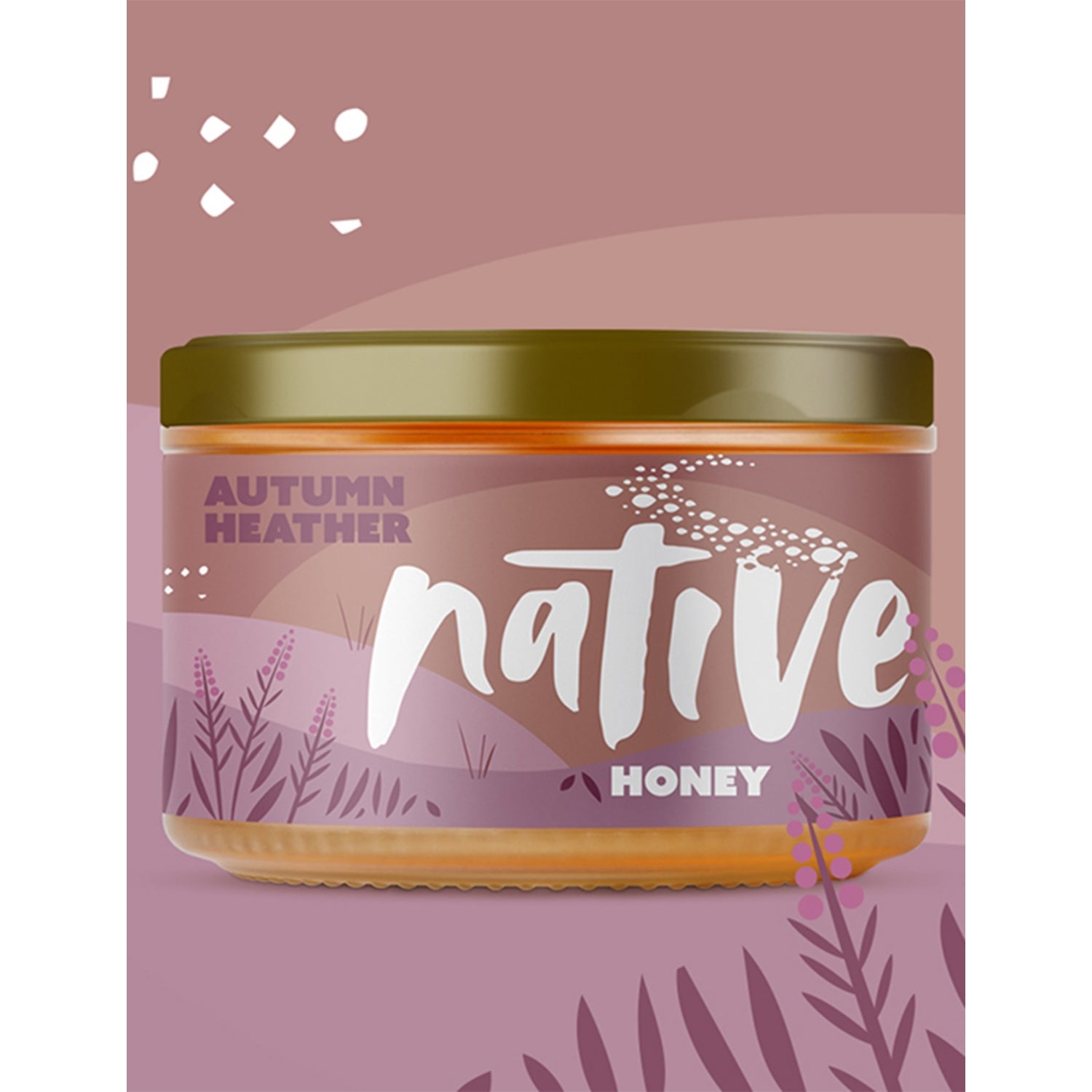 Native Honey Autumn Heather Honey 280g, imported from the UK