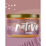 Native Honey Autumn Heather Honey 280g, imported from the UK