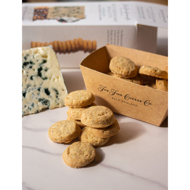 Fine Cheese Co. Roquefort Arbas buttercrumb biscuits 125g - British product