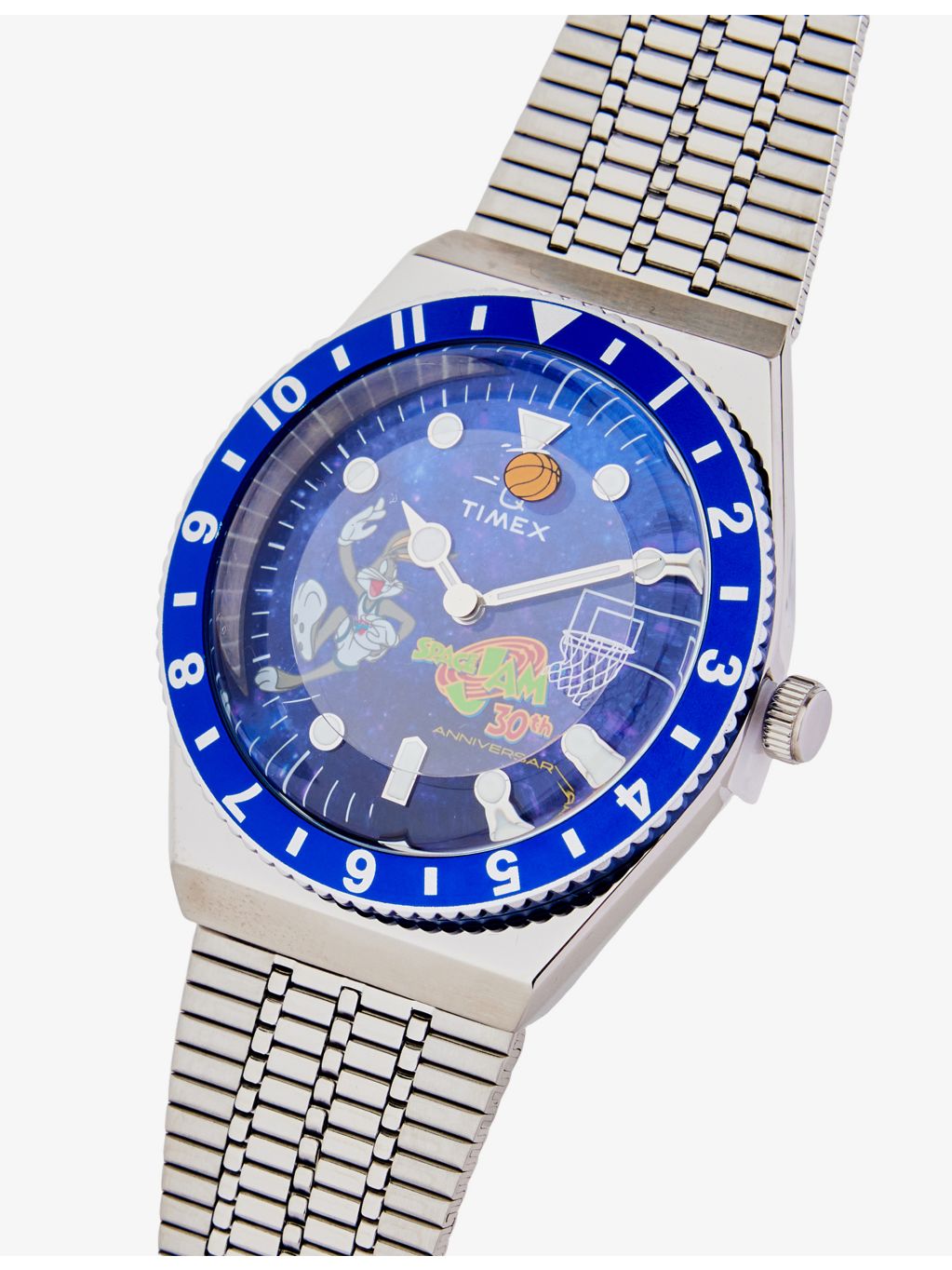 Timex Space Jam limited edition watch with blue dial stainless steel (British brand)
