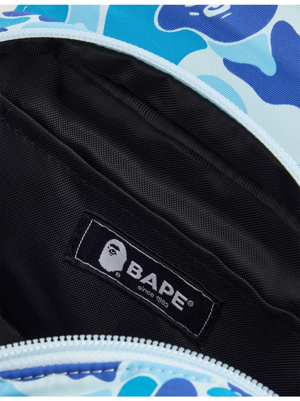 A Bathing Ape camo mini shoulder bag (British brand)