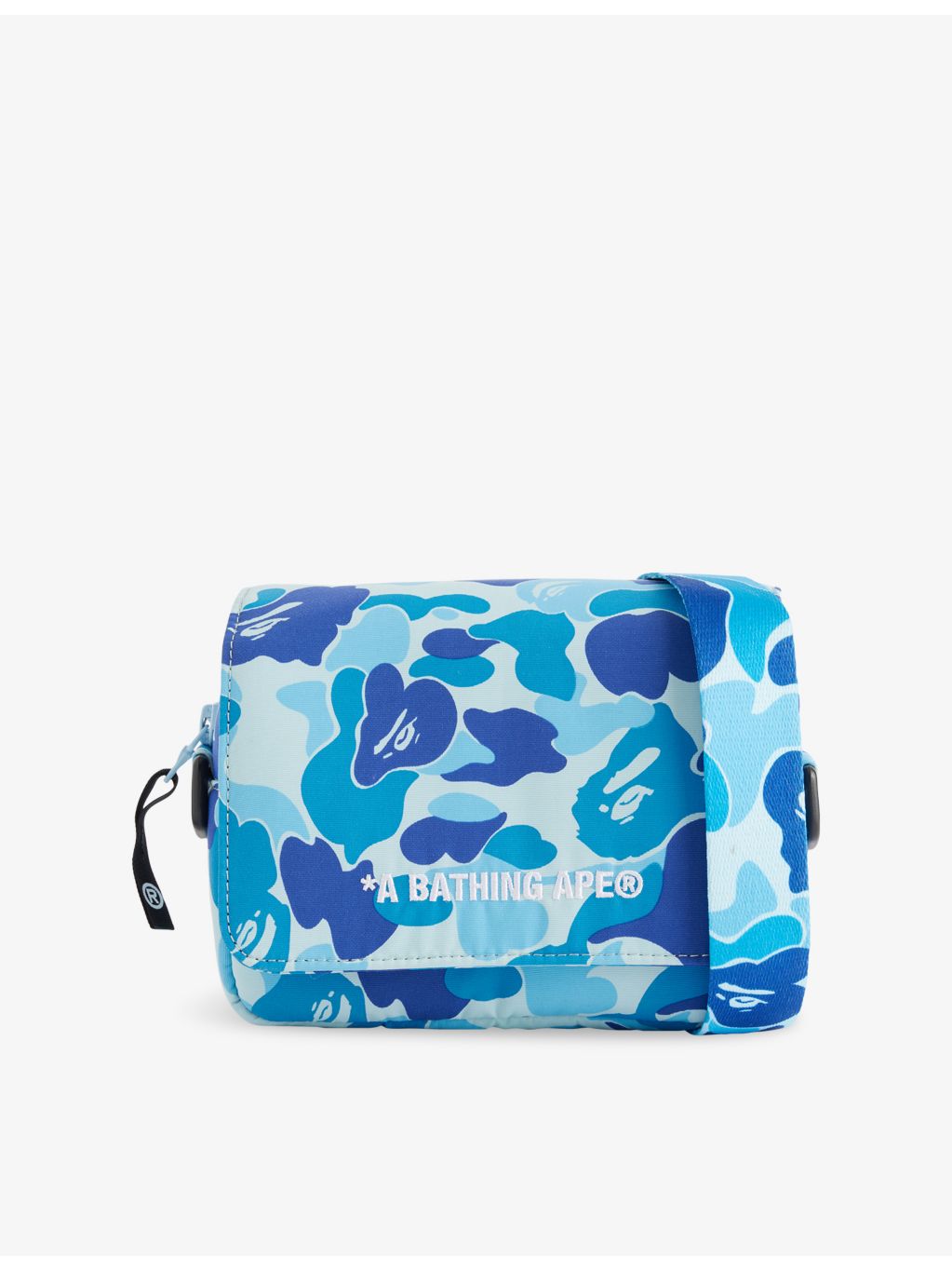 A Bathing Ape camo mini shoulder bag (British brand)