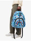 A Bathing Ape camo shark woven daypack - British product