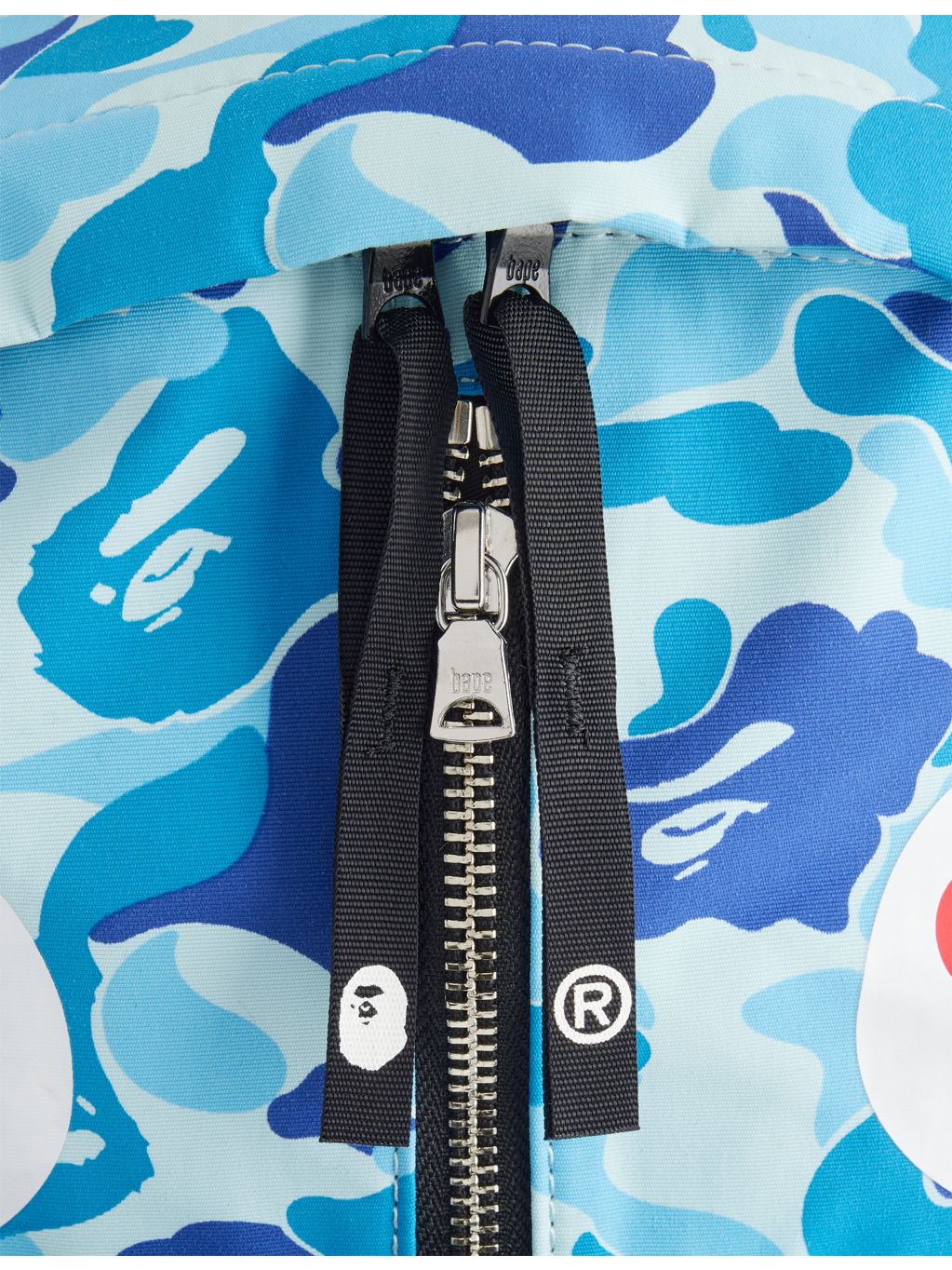 A Bathing Ape camo shark woven daypack - British product