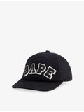 A Bathing Ape cotton-twill cap with domed crown and curved brim - British product