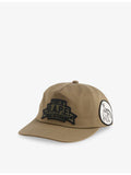 A Bathing Ape cotton twill cap with embroidered patch, UK version