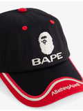 A Bathing Ape cotton-twill cap with embroidered branding - British product