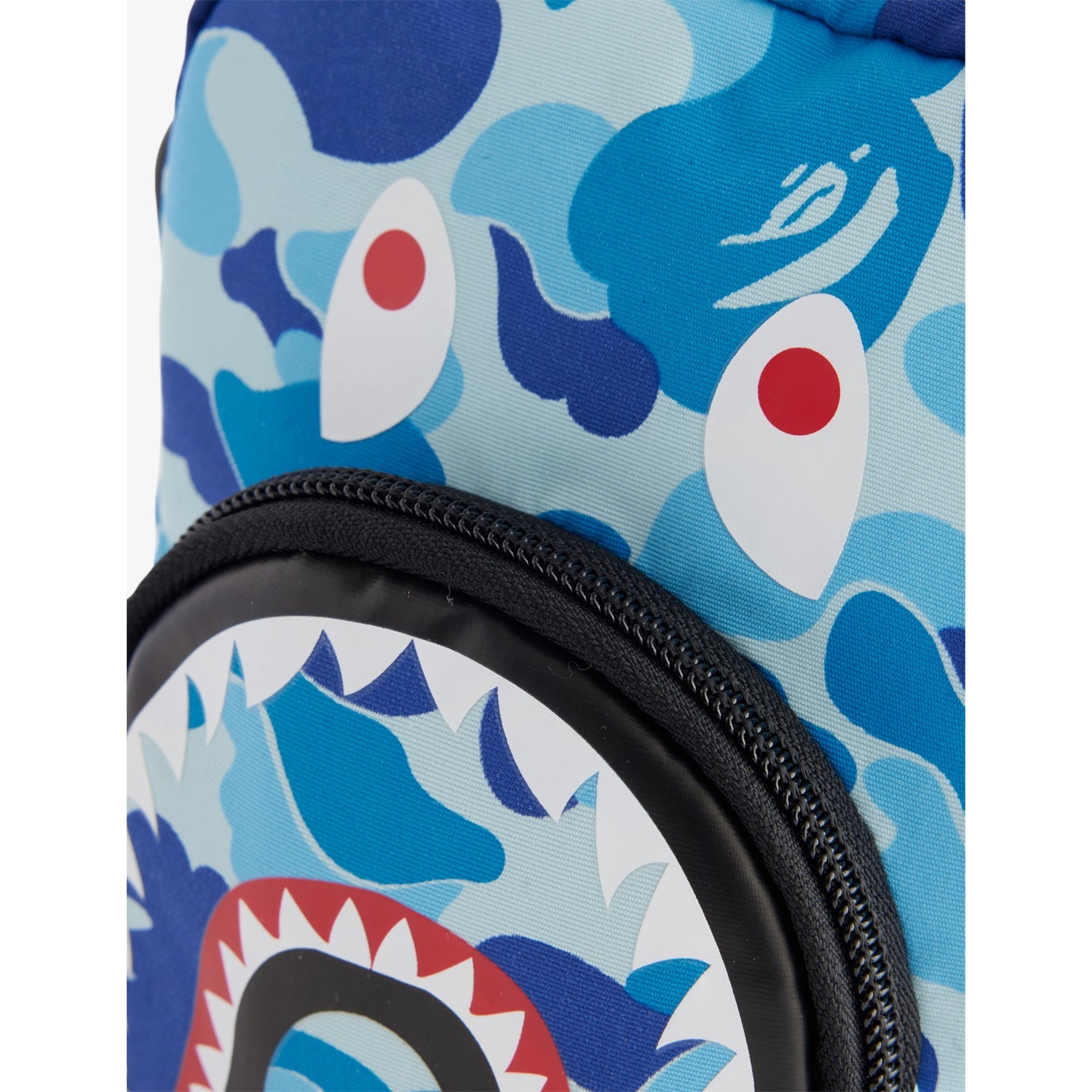 A Bathing Ape camo shark cross body bag - British product