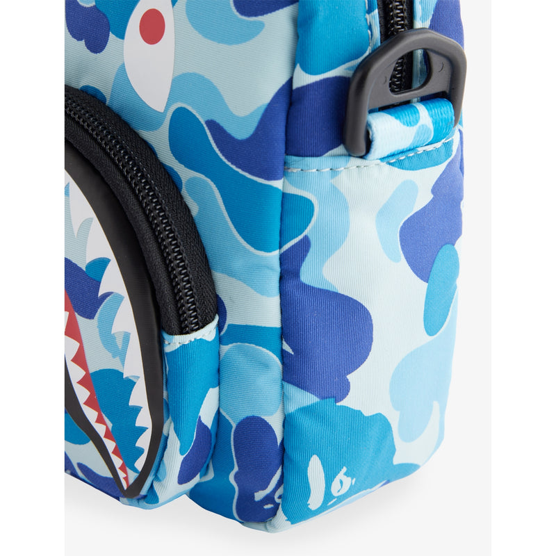 A Bathing Ape camo shark cross body bag - British product