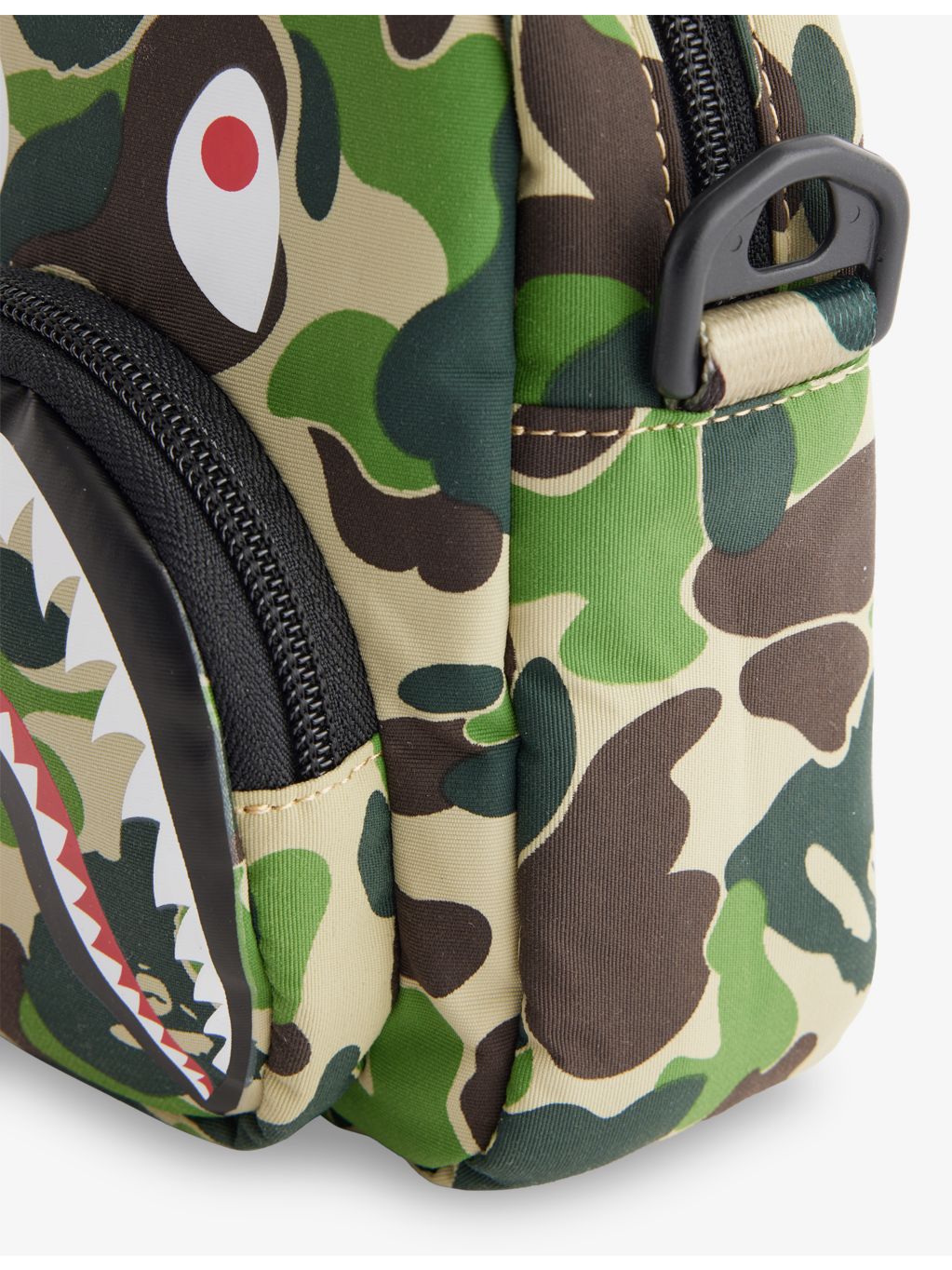 BAPE camo shark woven cross body bag - British product