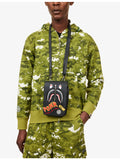 BAPE faux-leather mini bag with shark motif, imported from the UK