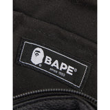 BAPE faux-leather mini bag with shark motif, imported from the UK