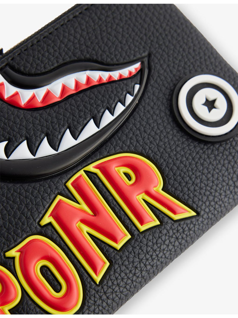 A Bathing Ape Shark Mini Leather Wallet (British brand)