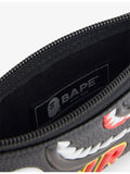 A Bathing Ape Shark Mini Leather Wallet (British brand)