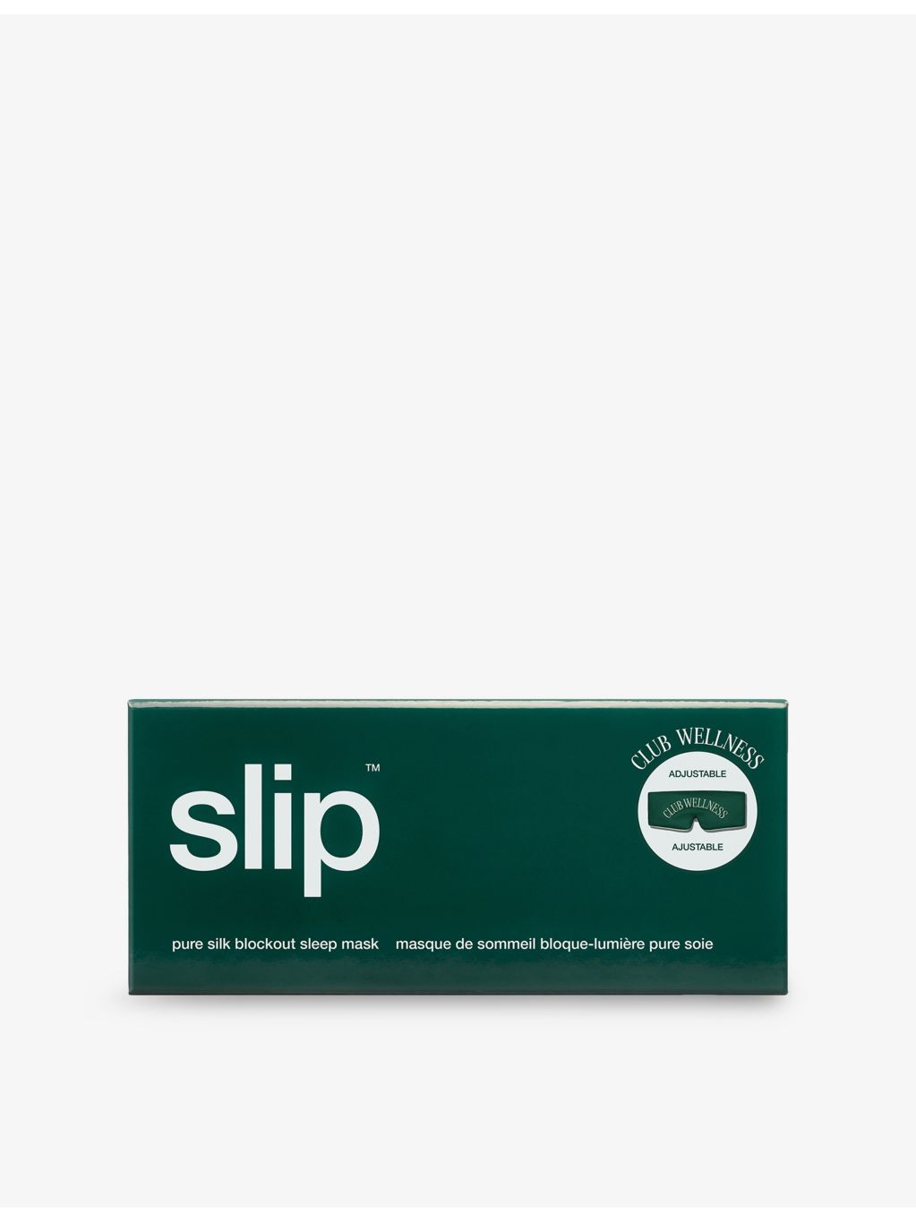 Slip Club Wellness 100% silk sleep mask, UK version