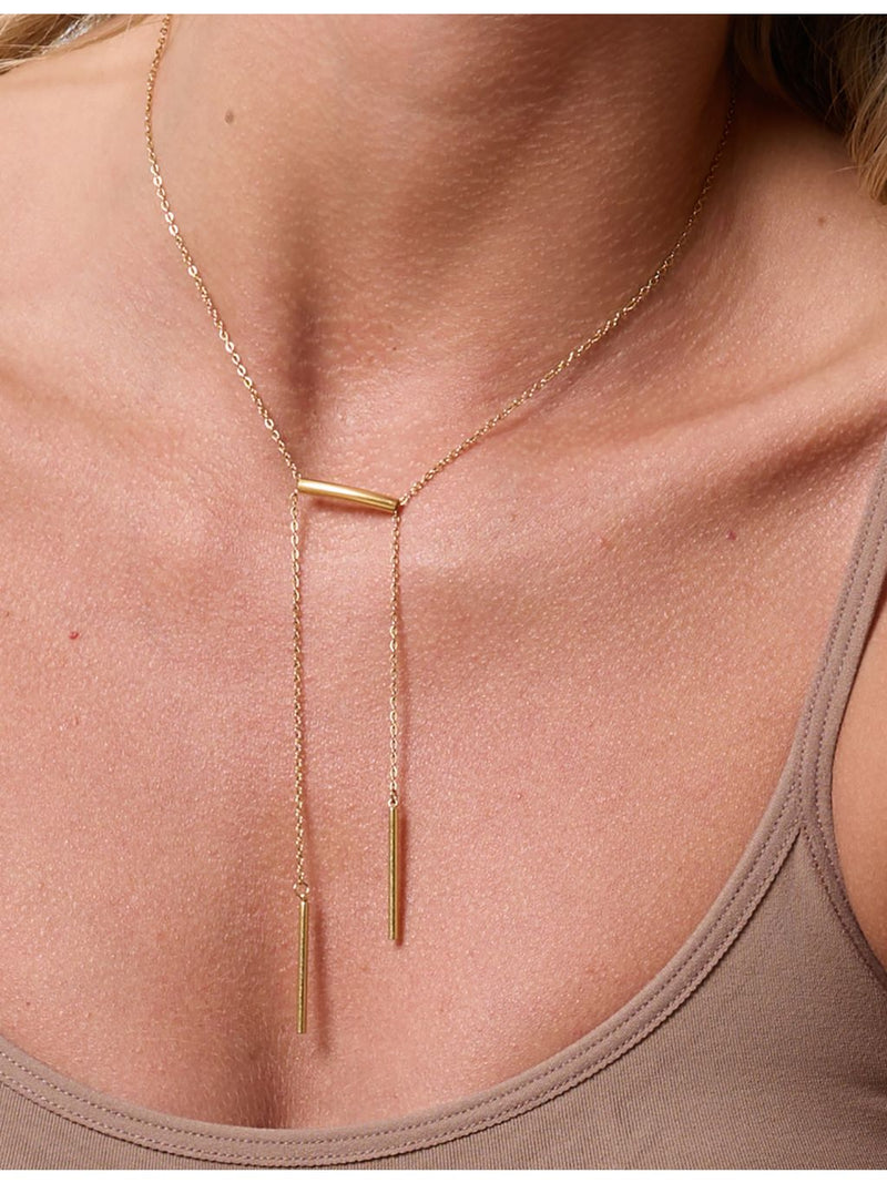 Amadeus Gia large link gold plated necklace 50cm, imported from the UK