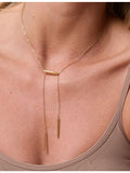 Amadeus Gia large link gold plated necklace 50cm, imported from the UK