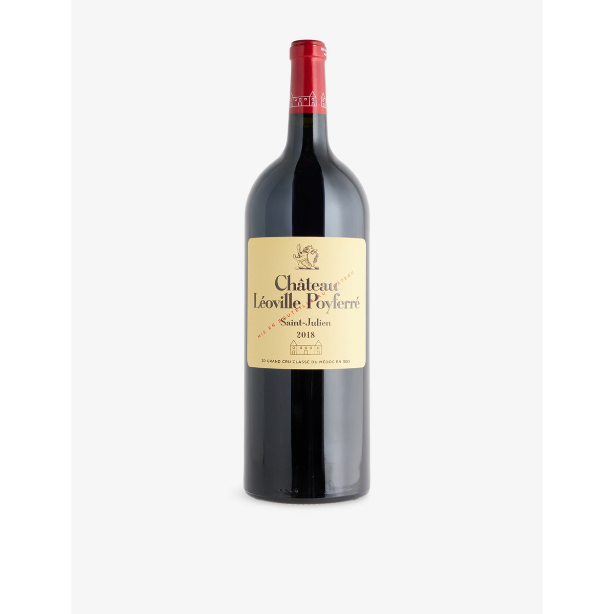 Château Léoville Poyferré red wine Saint Julien 2018 1500ml - British product