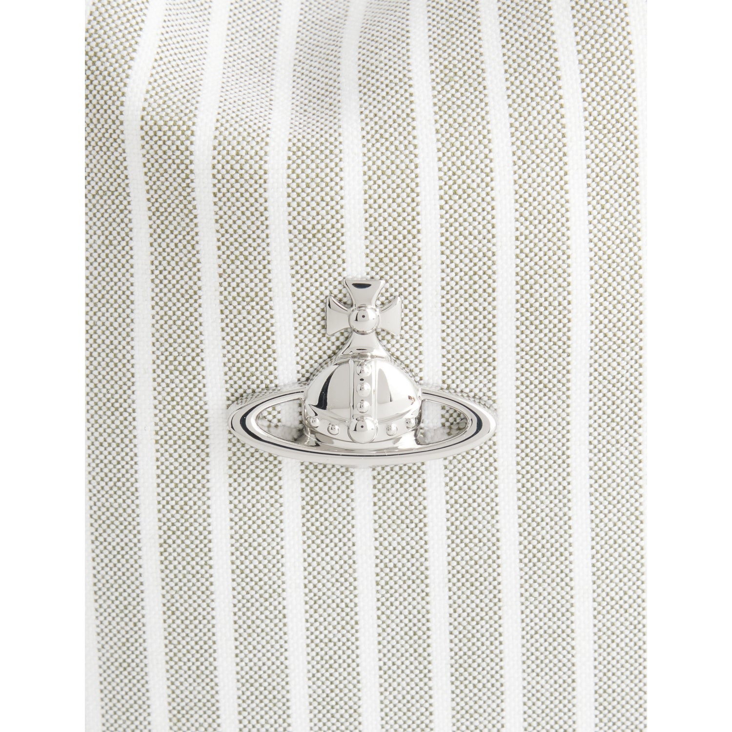 Vivienne Westwood Stacey cotton bucket bag with stripe pattern (British brand)