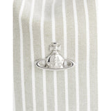Vivienne Westwood Stacey cotton bucket bag with stripe pattern (British brand)