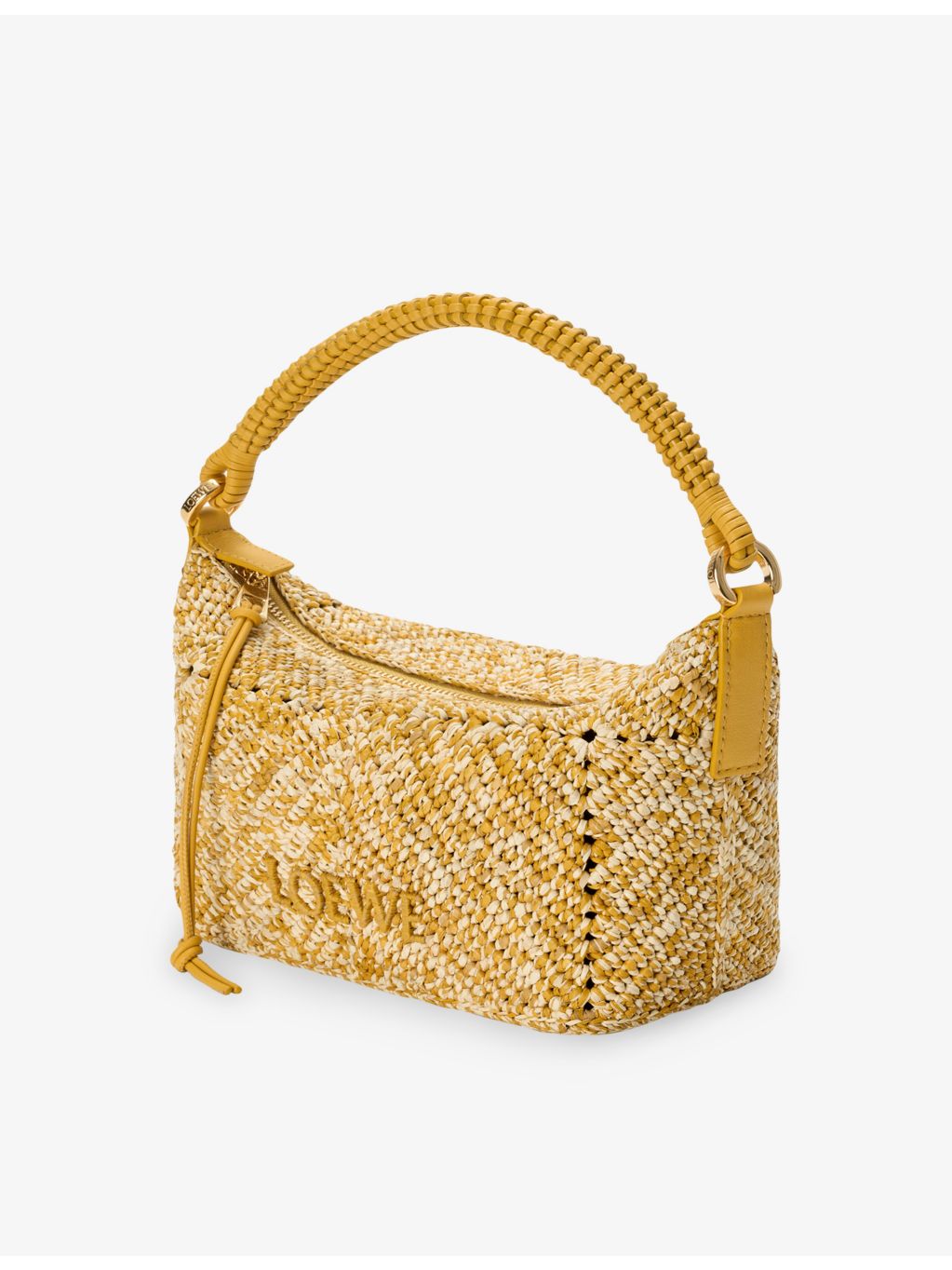 Loewe Cala Melange Raffia Mini Bag (British brand)