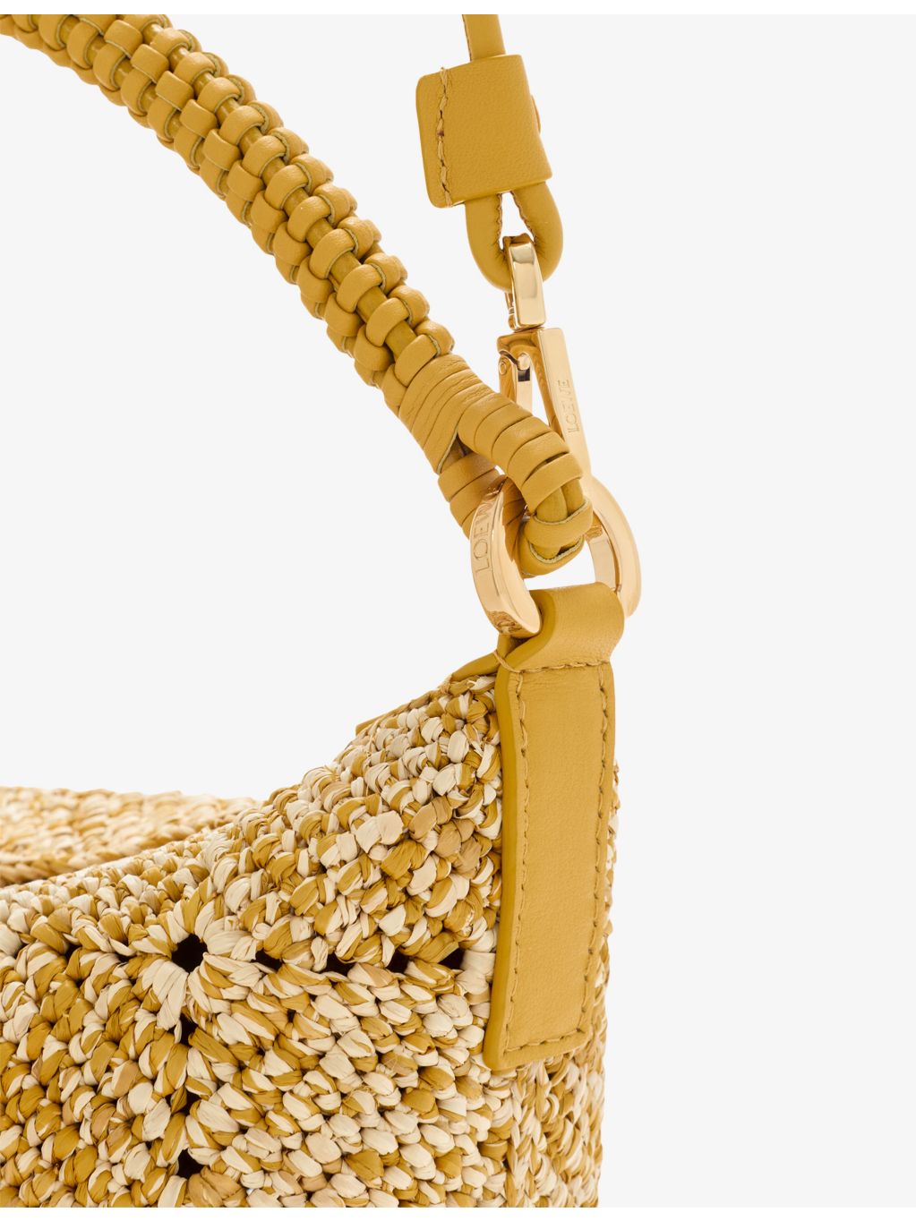 Loewe Cala Melange Raffia Mini Bag (British brand)