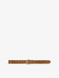 Maje Braided Suede Belt