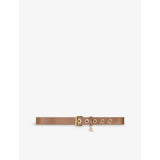 Eyelet Leather Belt - 22