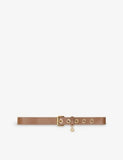 Maje Eyelet Leather Belt