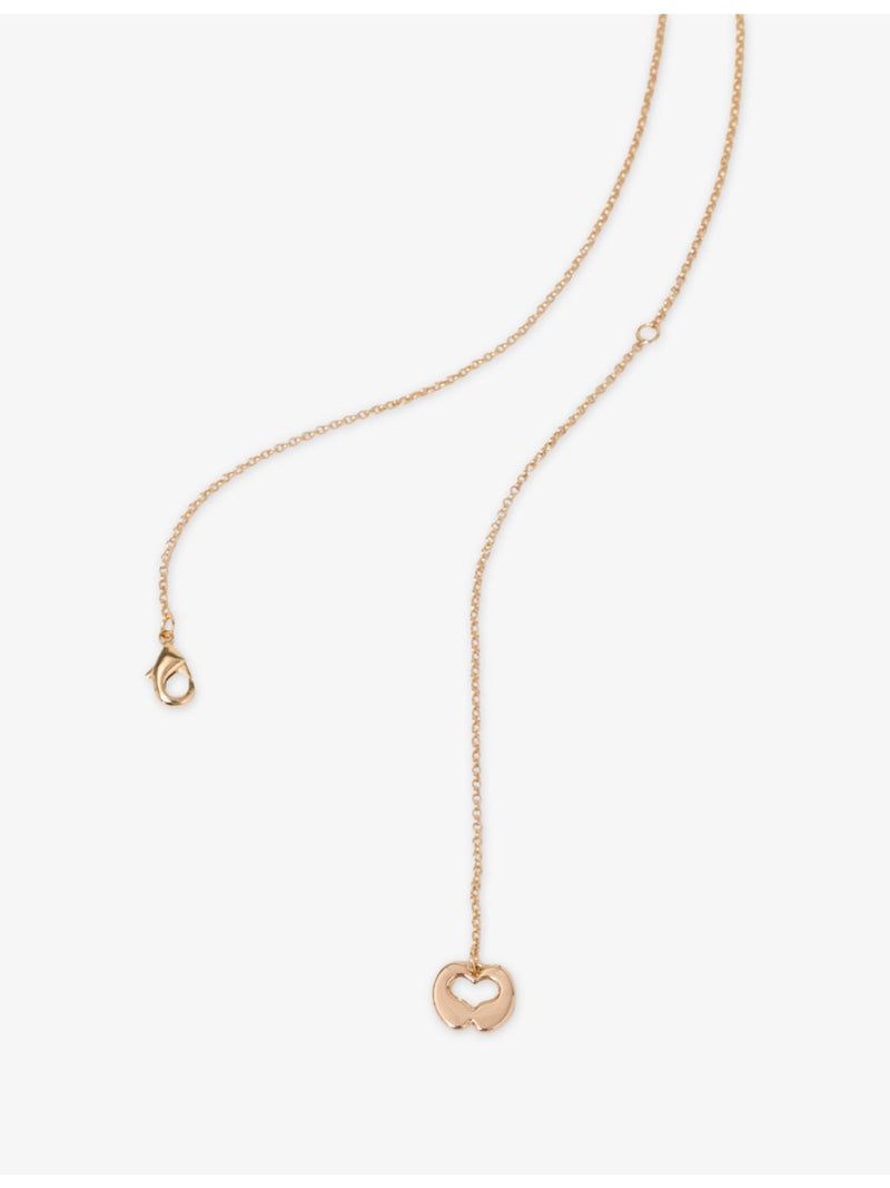 Maje fish motif brass necklace, imported from the UK