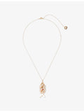 Maje fish motif brass necklace, imported from the UK