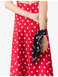 Maje polka-dot silk bandana scarf 58cm square (British brand)