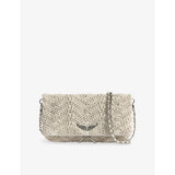Zadig&Voltaire macramé cotton cross-body bag - British product