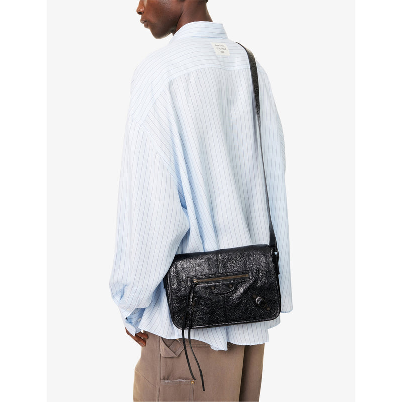 Balenciaga Le City flap leather cross-body bag (British brand)