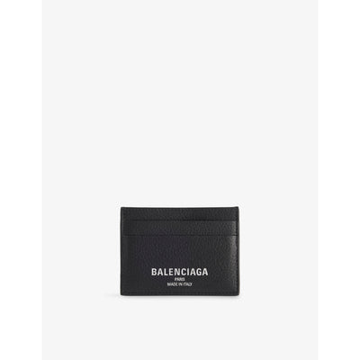 selfridges Balenciaga Logo-Print Leather Credit Card Holder- Buy online at McGrocer