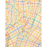 Bonniemob rainbow check large muslin swaddle, imported from the UK