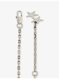 TwoJeys beaded sterling silver-plated brass necklace 48-52cm (British brand)